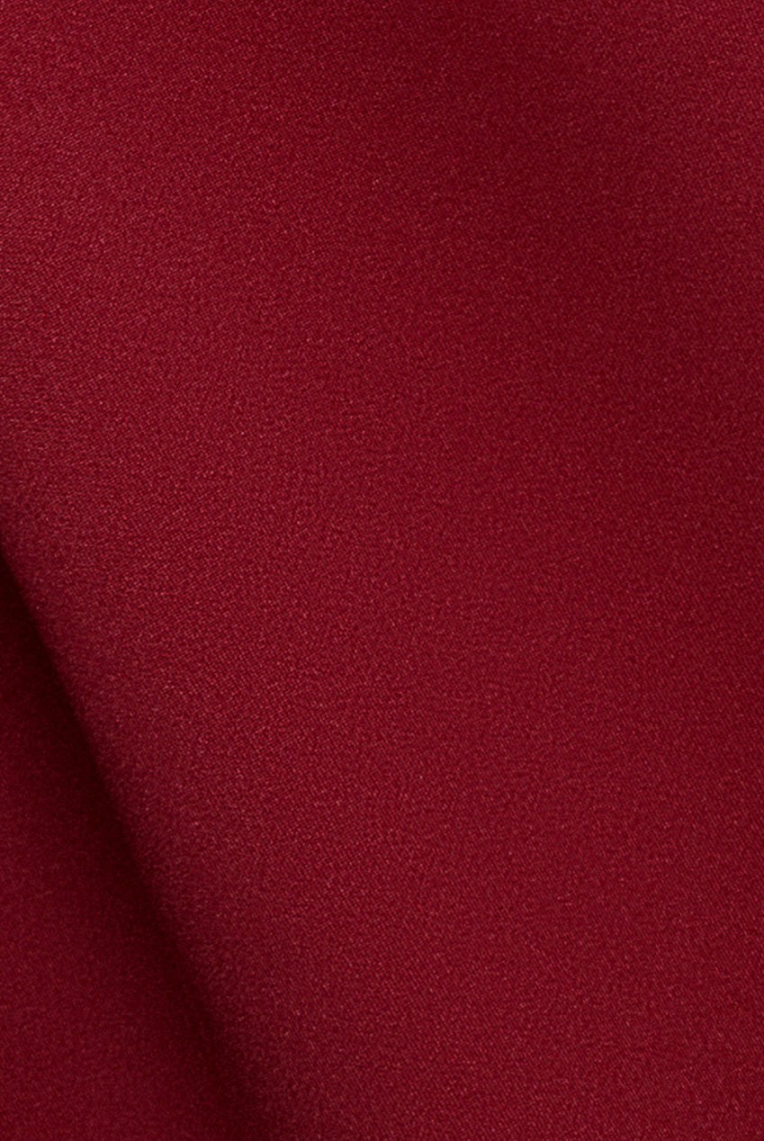 Corset Fit & Flare Mini Dress - Wine DR4537