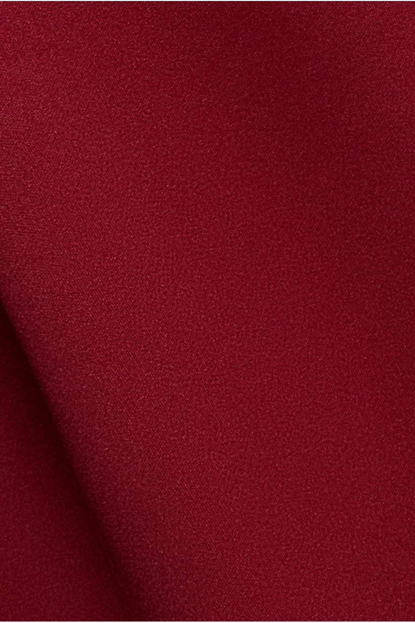 Corset Fit & Flare Mini Dress - Wine DR4537