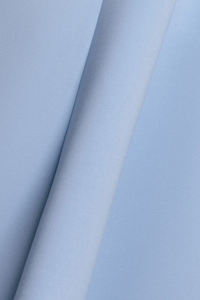 Cap Sleeve Plunging V-Neckline Skater Mini Dress - Light Blue DR4539