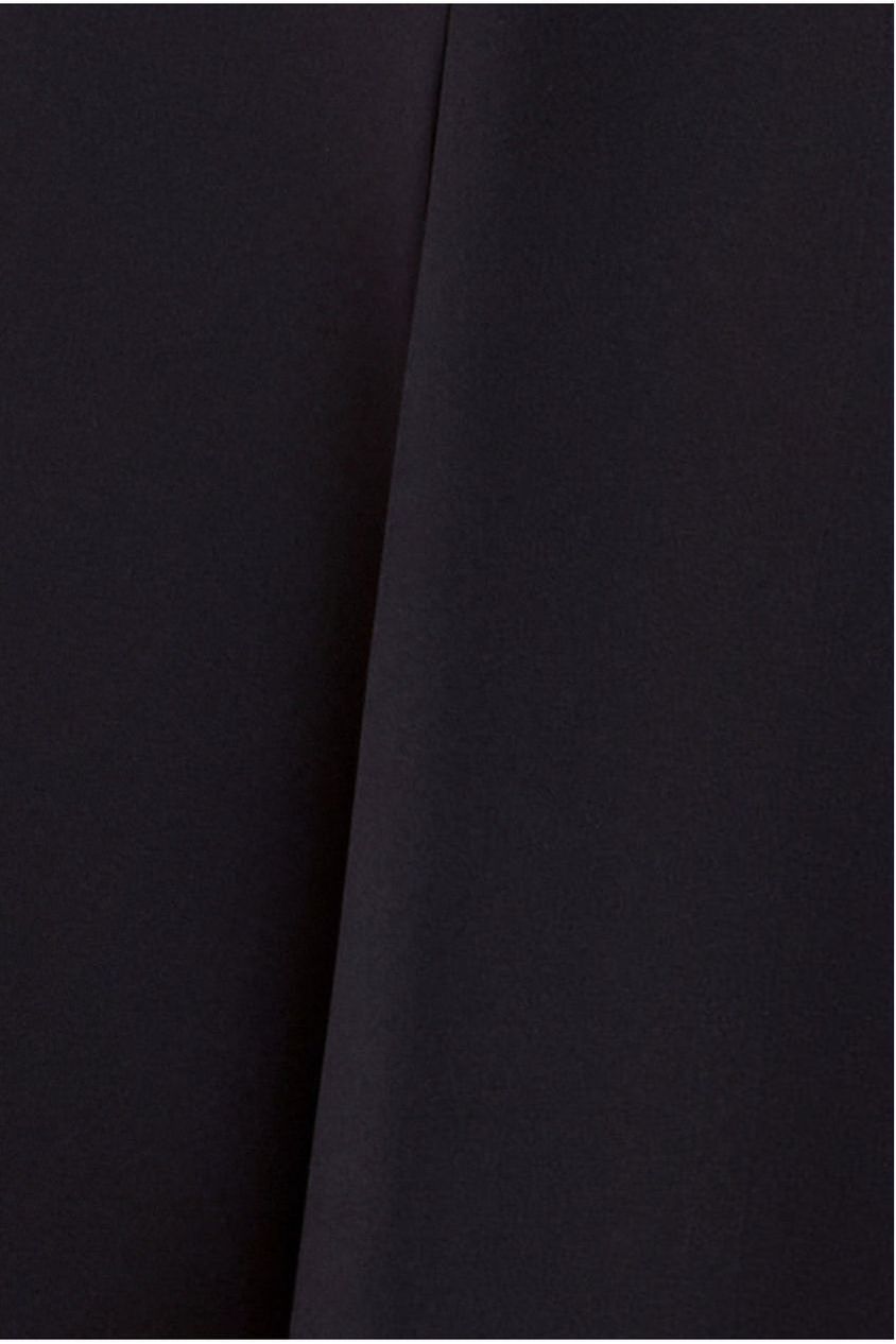 Cap Sleeve Plunging V-Neckline Skater Mini Dress - Black DR4539