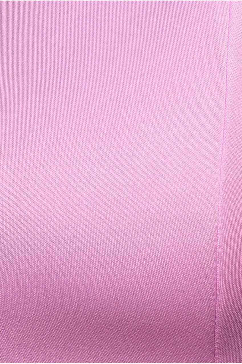 Cap Sleeve Plunging V-Neckline A-line Midi Dress - Lilac DR4540