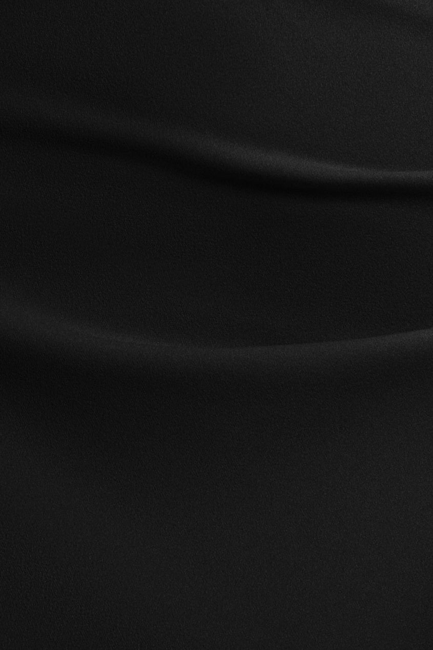 Off The Shoulder Draped Sleeve Maxi Dress With Diamante Neckline - Black DR4588