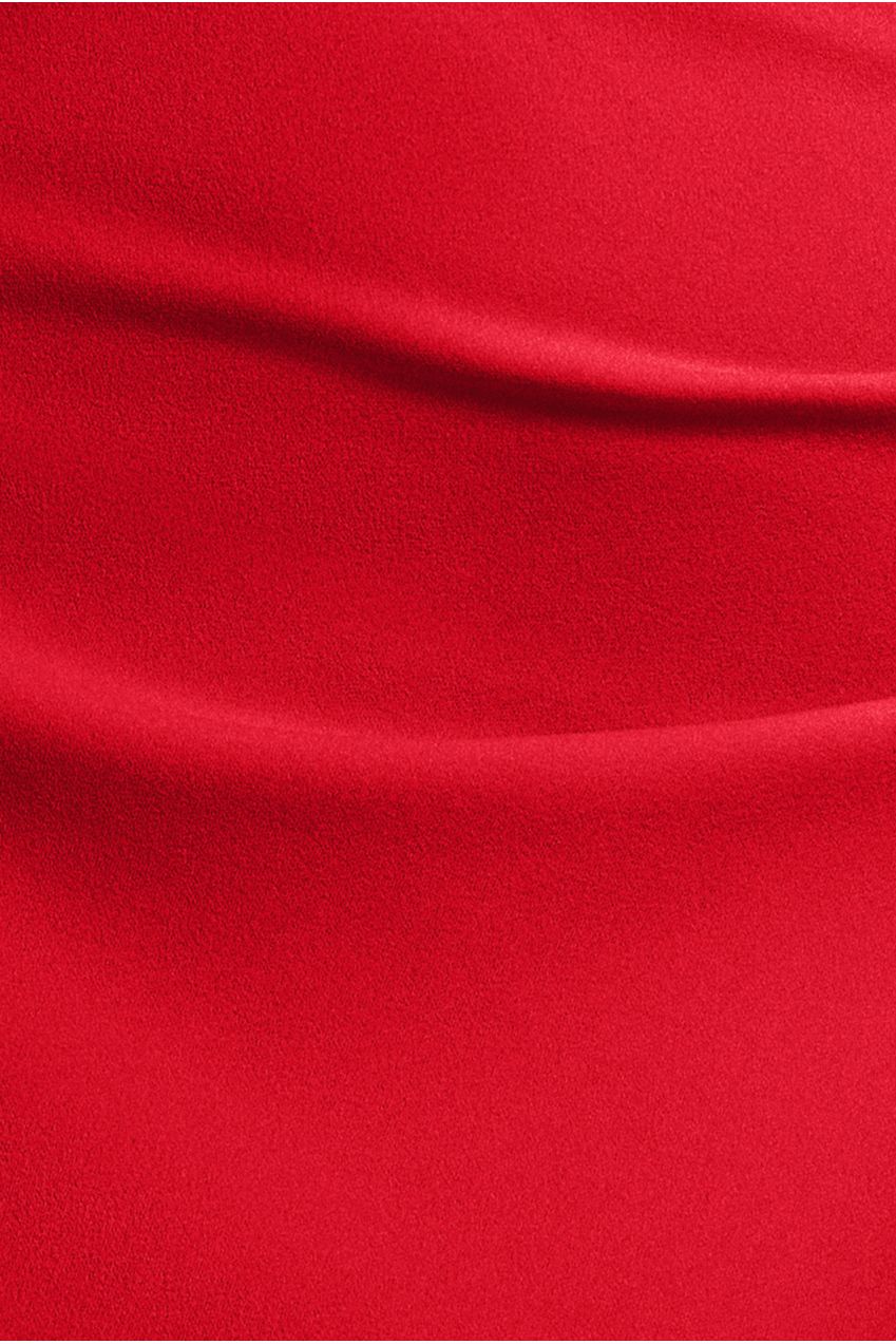 Off The Shoulder Draped Sleeve Maxi Dress With Diamante Neckline - Red DR4588