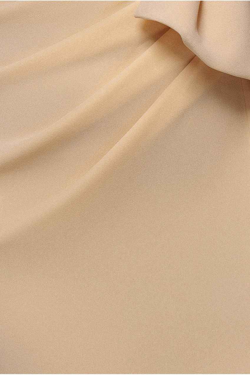 One Shoulder Cowl With Bow Detail Maxi Dress - Butter Yellow DR4606