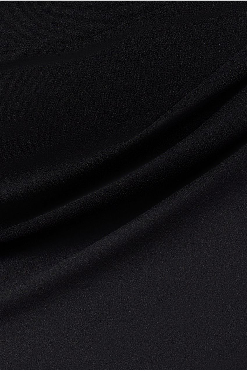 Off The Shoulder 3D Puffed Sleeve Sweetheart Maxi Dress - Black DR4637