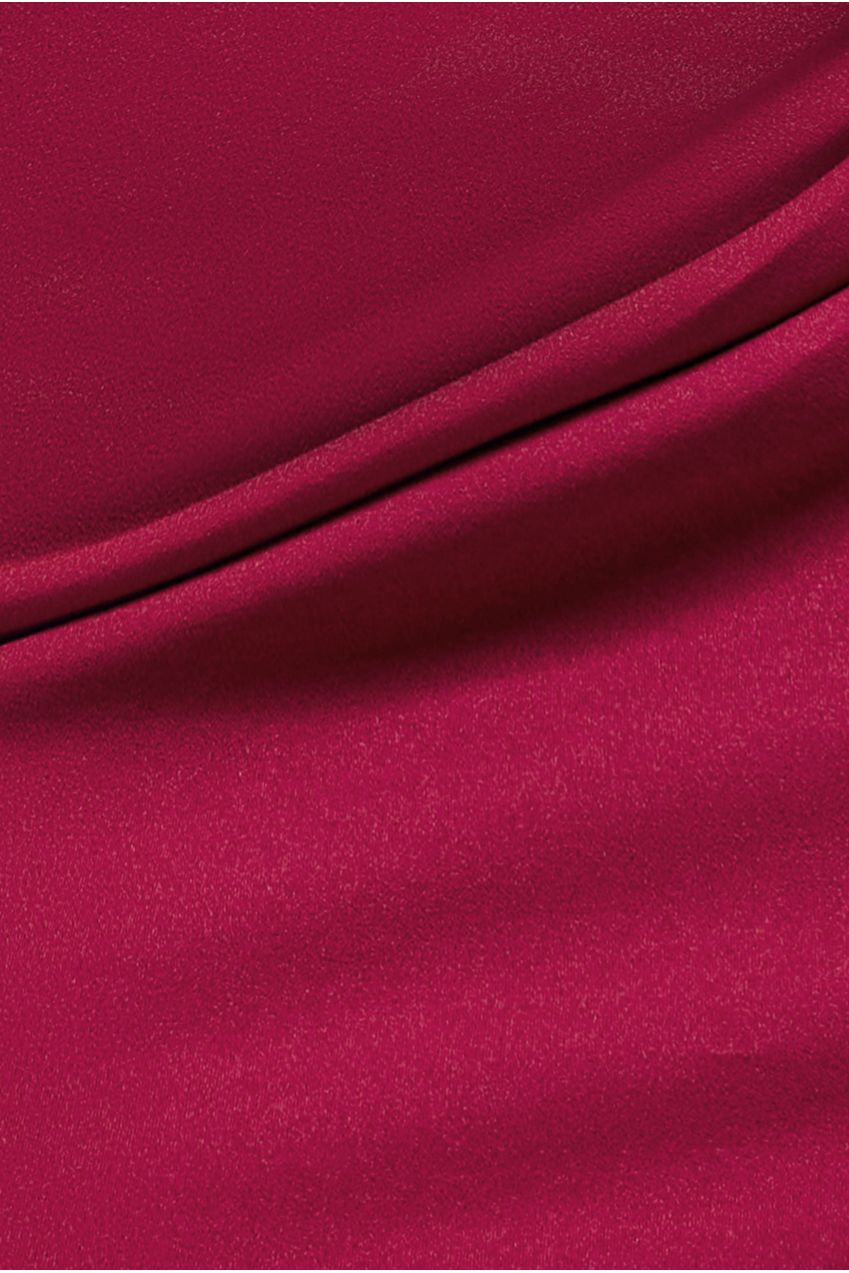 Off The Shoulder 3D Puffed Sleeve Sweetheart Maxi Dress - Burgundy DR4637M