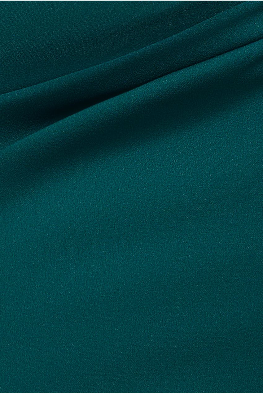 Off The Shoulder 3D Puffed Sleeve Sweetheart Maxi Dress - Emerald Green DR4637M