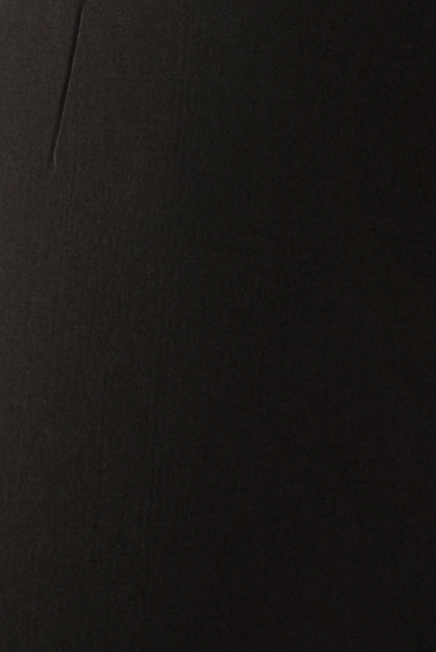 Boatneck Open Back Scuba Mini Dress - Black DR4707