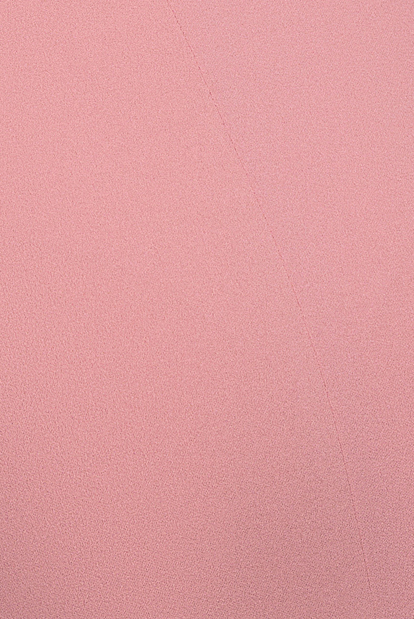 Off Shoulder Back Satin Bow Scuba Maxi Dress - Blush Pink DR4708