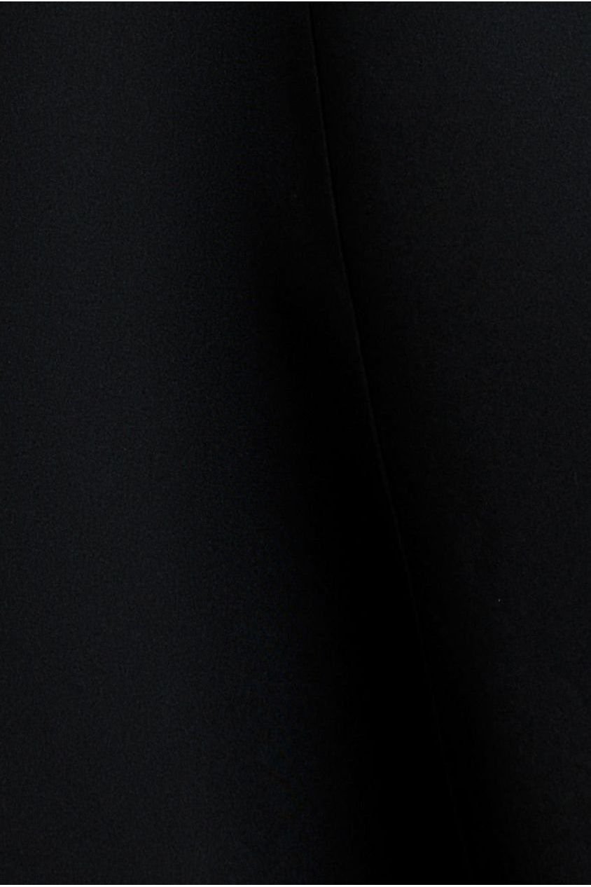 Sparkle Chiffon Cowl Bardot Skater Mini Dress - Black DR4709