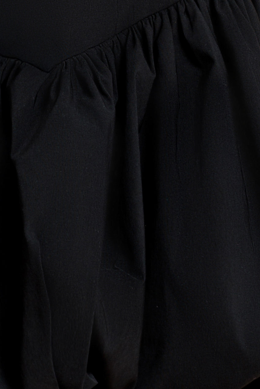 Bardot Babydoll Corset Mini Dress - Black DR4740