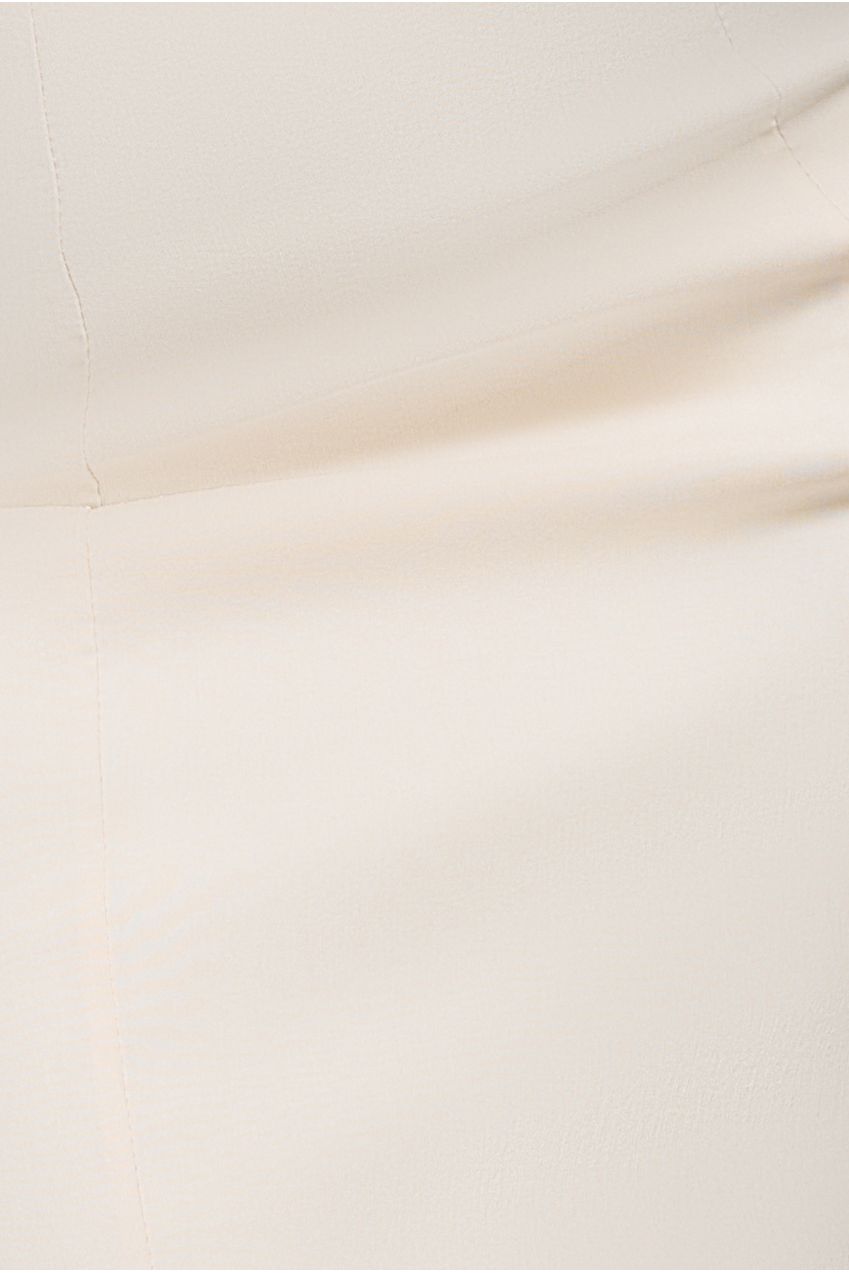 Bardot Bow Neck Maxi Dress - Cream DR4809