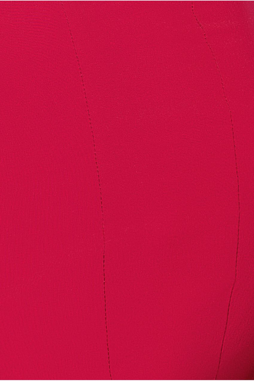 Bardot Bow Neck Maxi Dress - Red DR4809