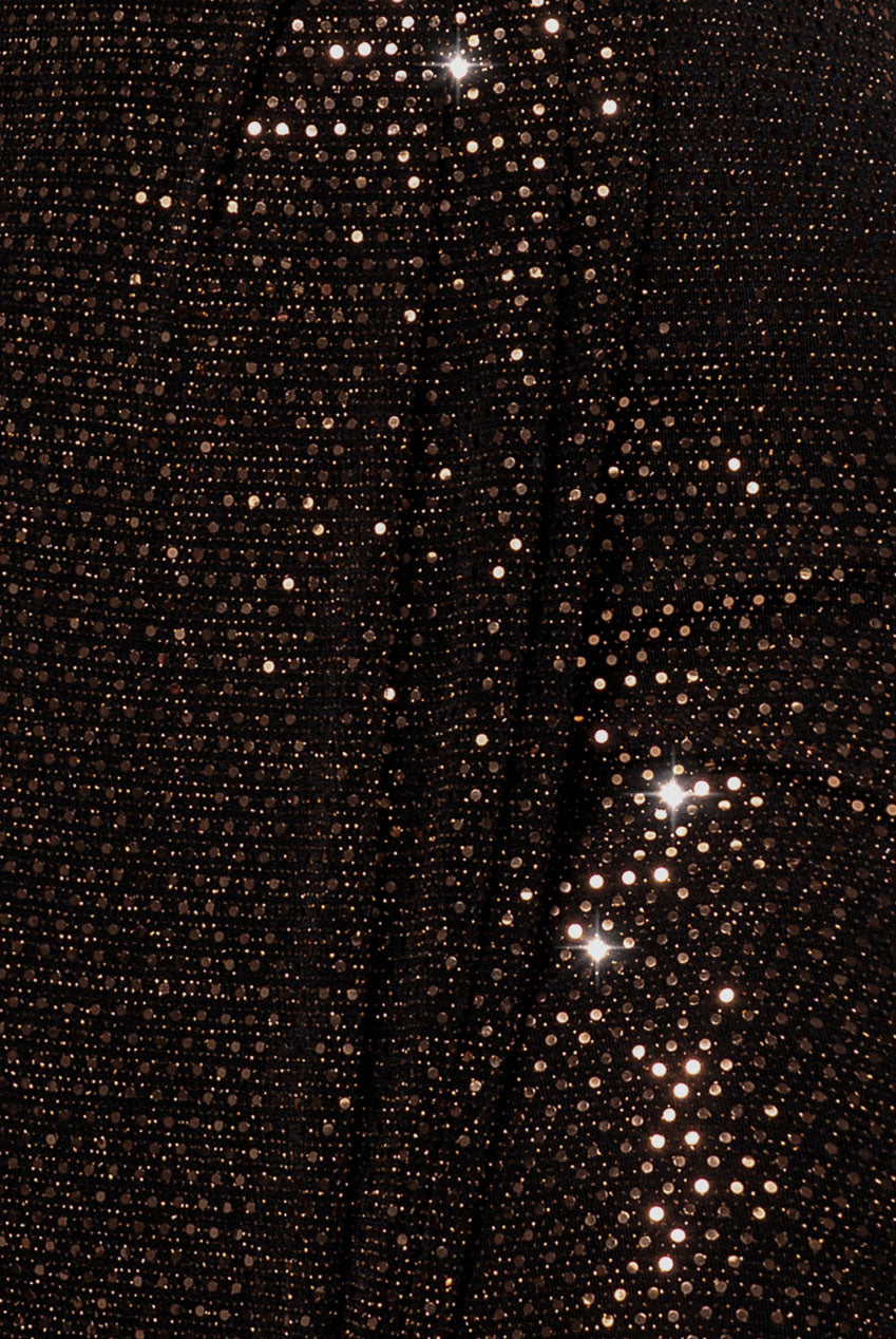 Sequin Glitter Lurex Long Sleeve Wrap Maxi Dress - Rose Gold DR4917