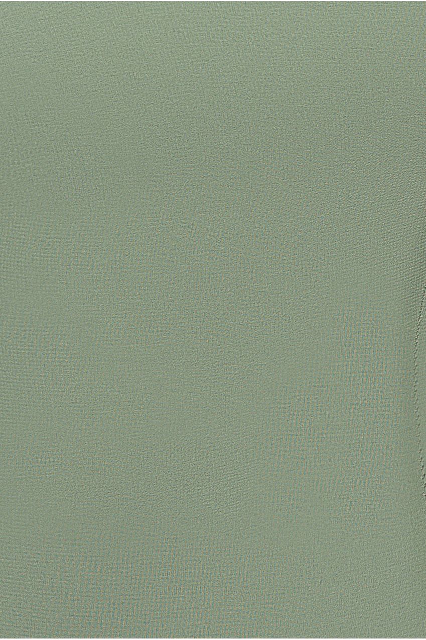 Multiway Cape Chiffon With Embellished Trim Maxi Dress - Sage Green DR4924
