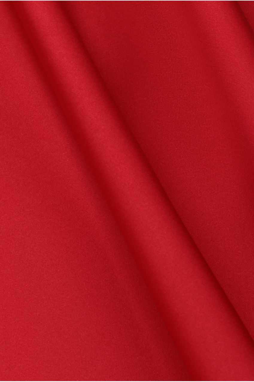One Shoulder A Line Midi Dress - Red DR4949