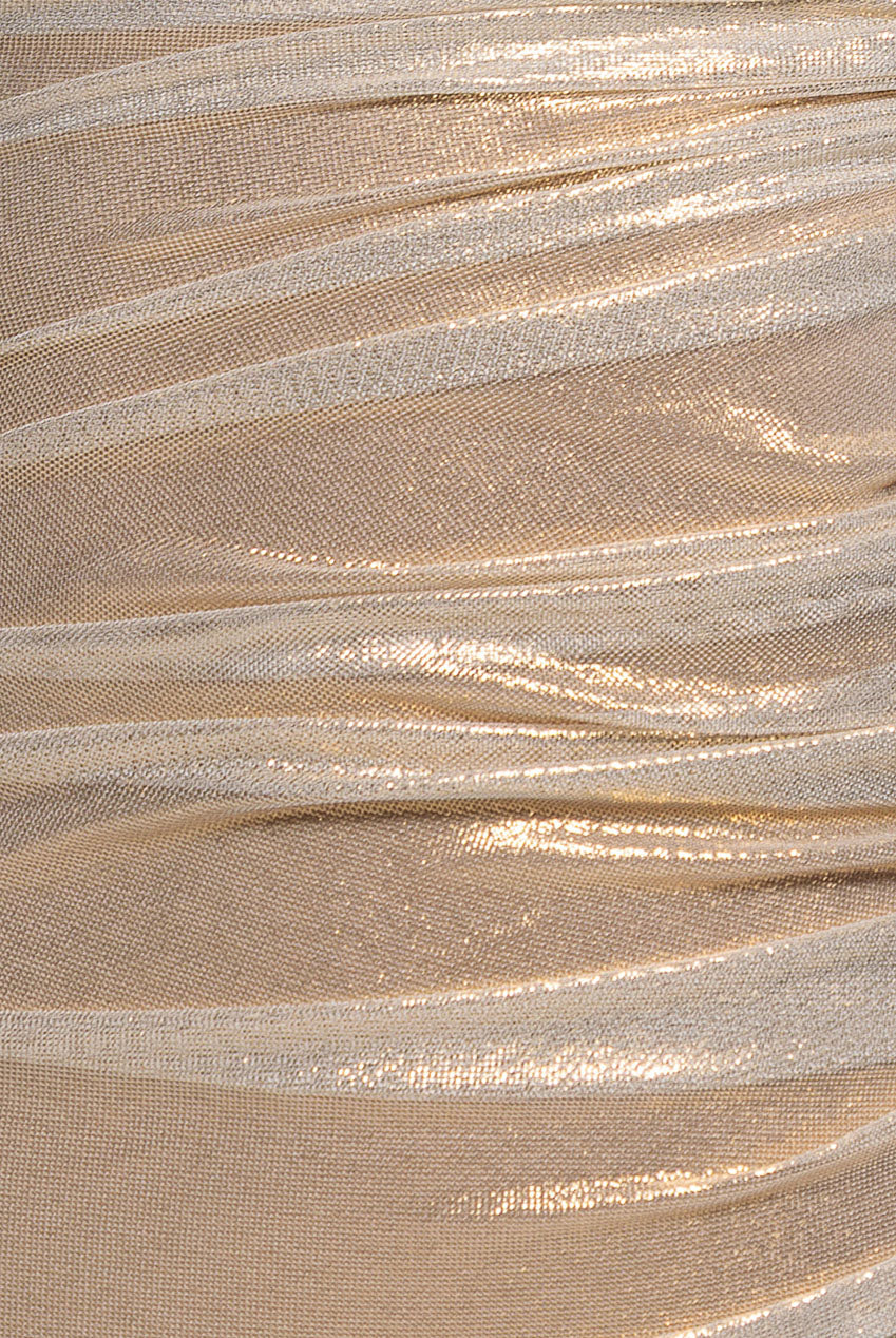 Gravity Defying Naked Maxi Dress - Gold DR5051
