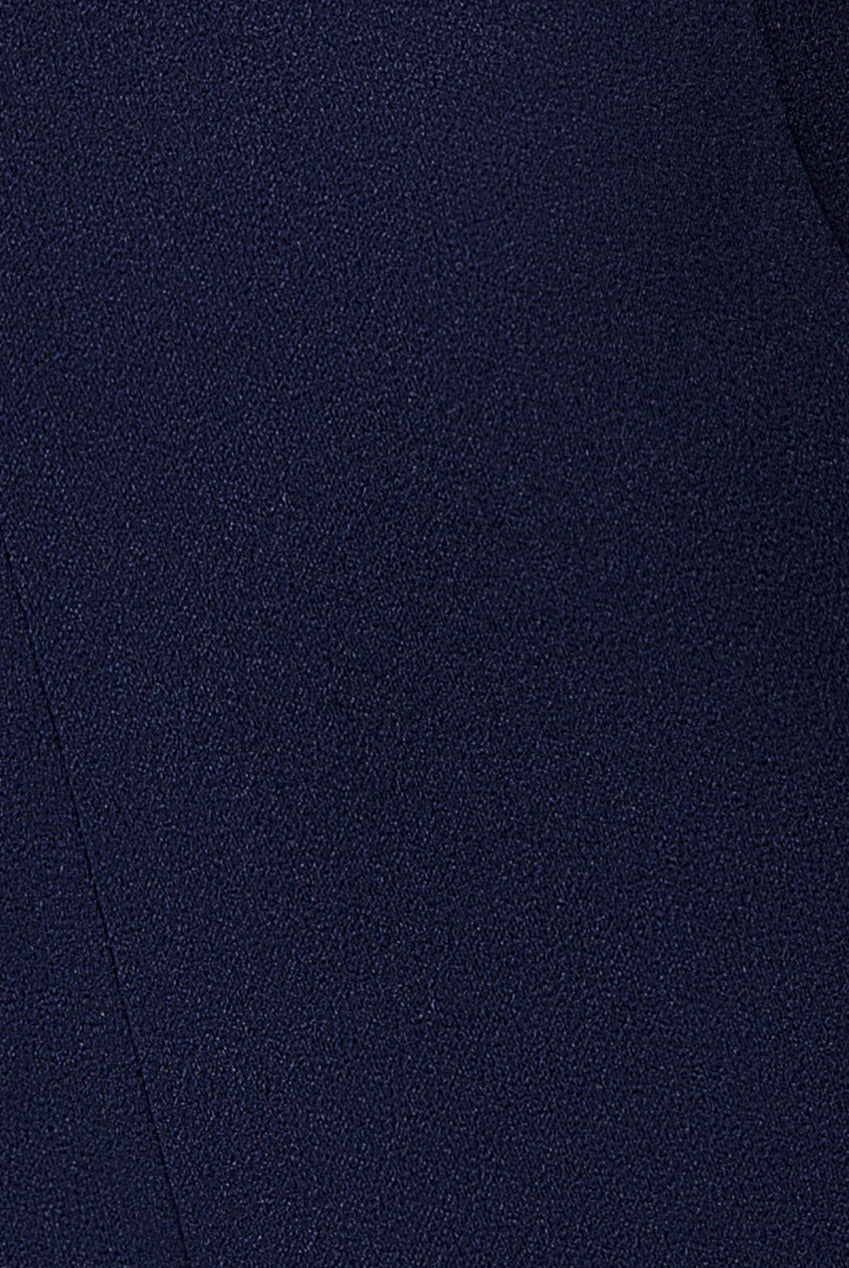 Multiway Bow Velvet Satin Sweetheart Maxi Dress - Navy Blue DR5078