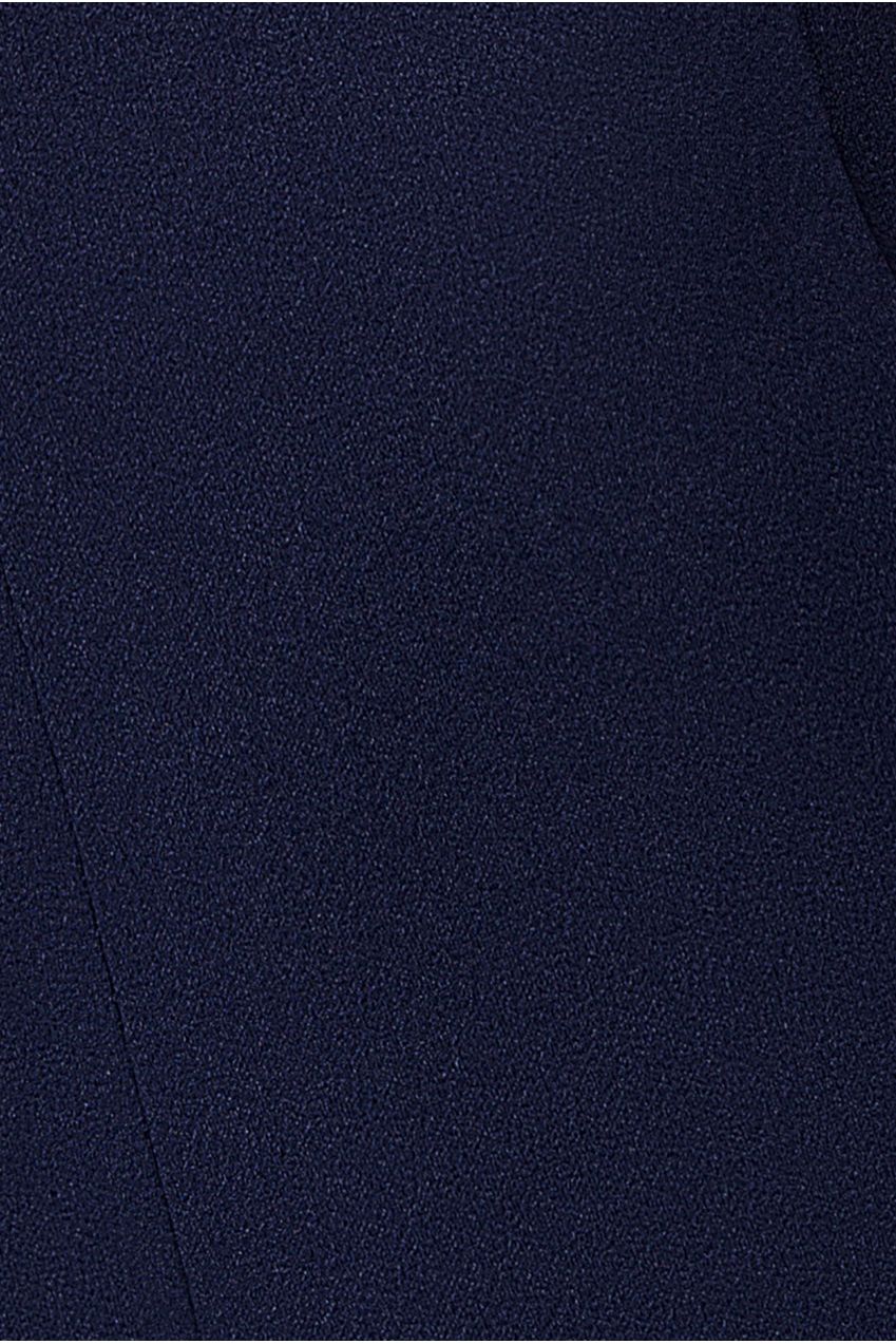 Multiway Bow Soft Satin Sweetheart Maxi Dress - Navy Blue DR5078