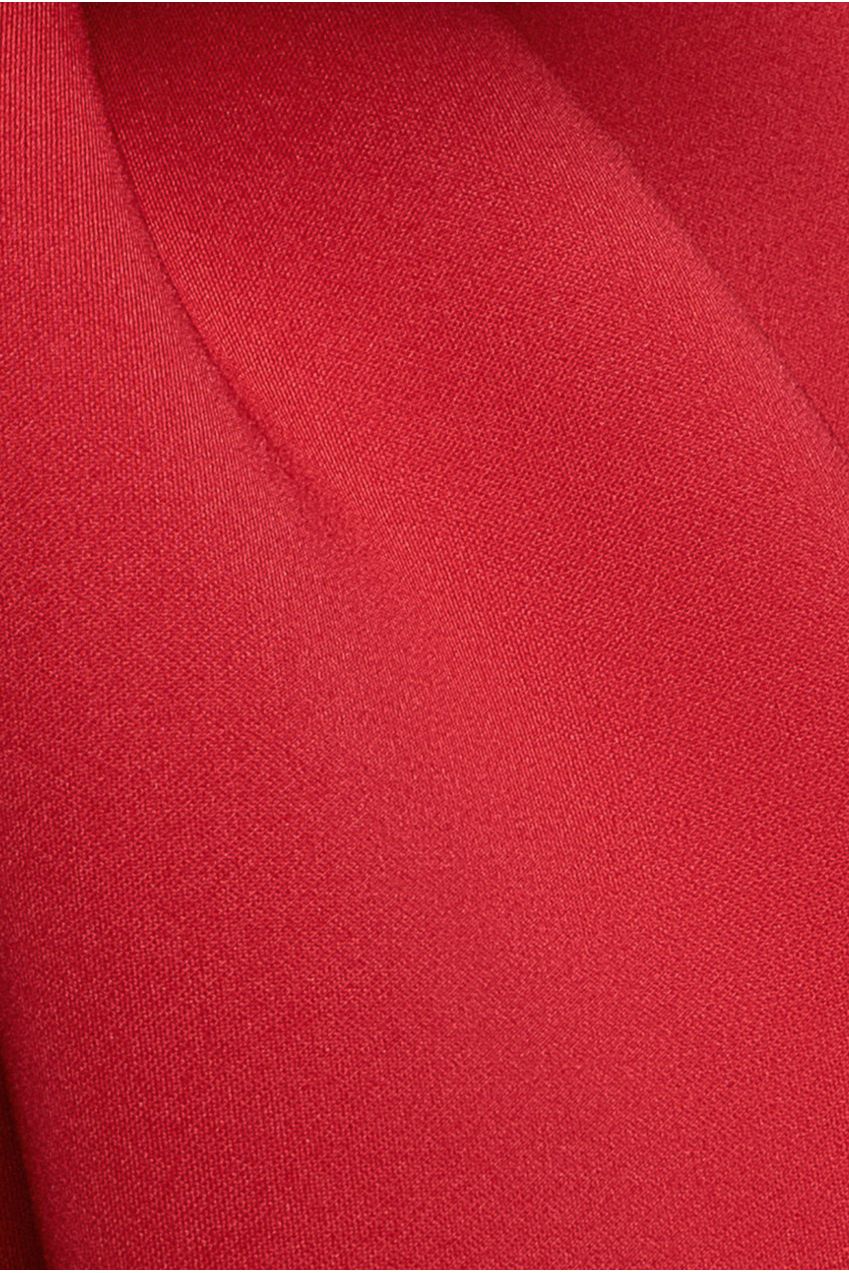 Corset Fit And Flare Halter Neck Skater Mini Dress - Red DR5107