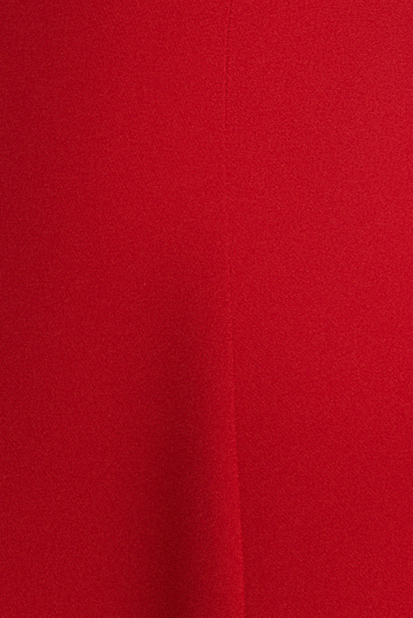 Strapless Fit & Flare A Line Maxi Dress - Red DR5114