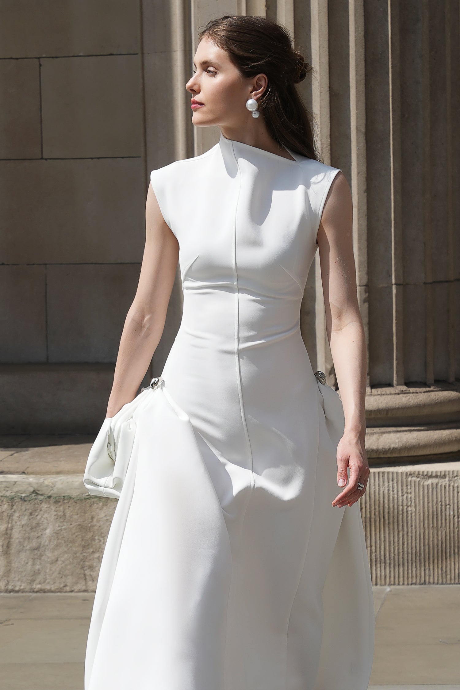 Paca Choker Sleeveless Maxi Dress D250101101