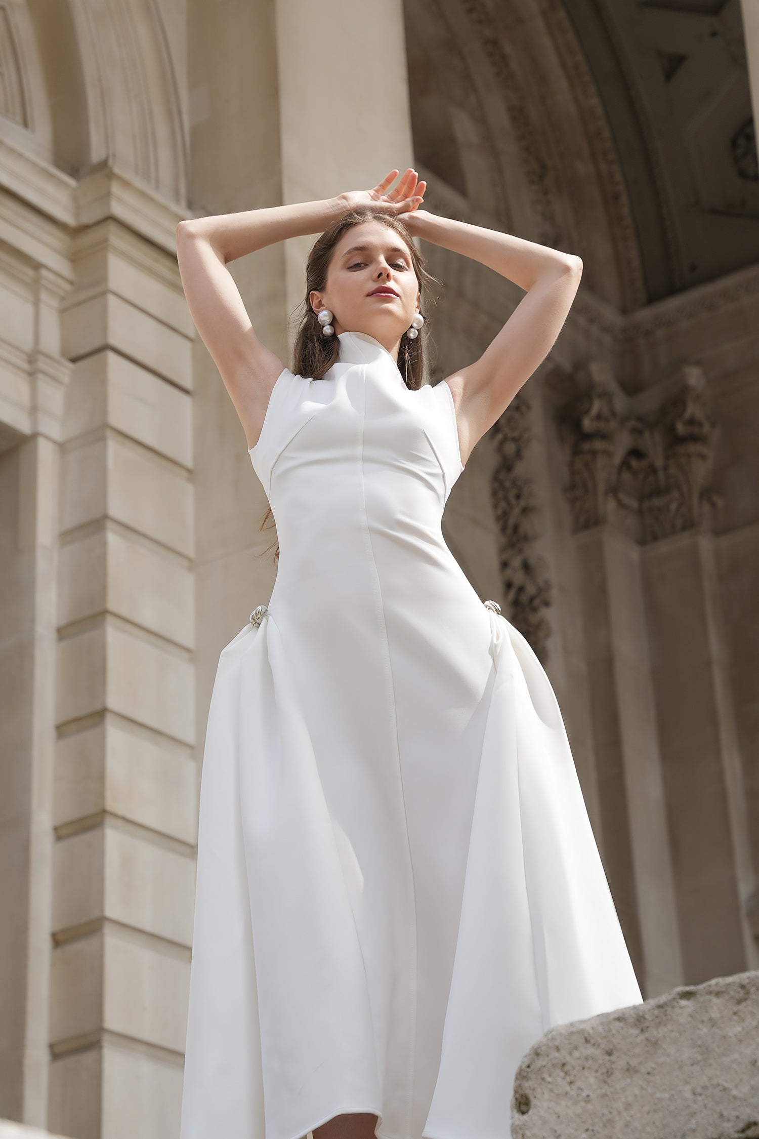 Paca Choker Sleeveless Maxi Dress D250101101
