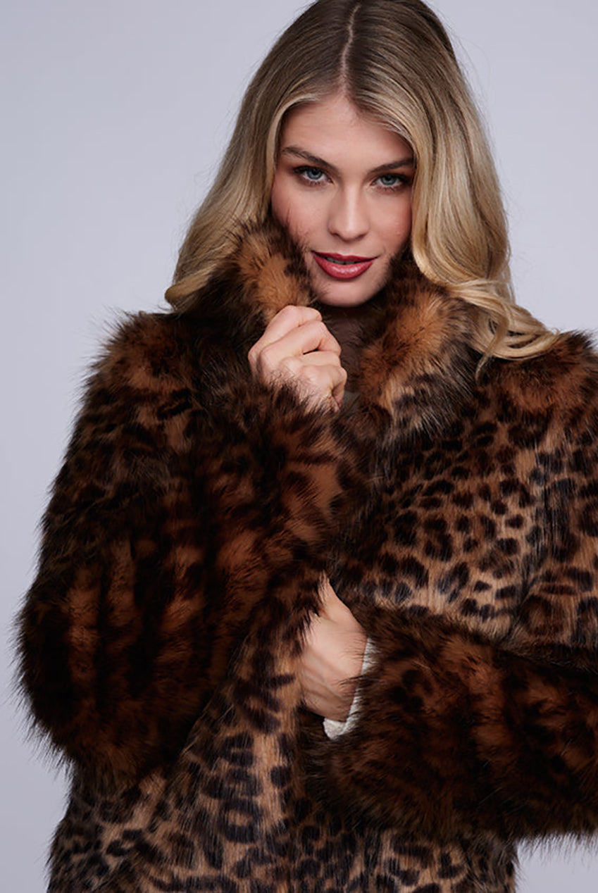 Delevigne Coat -  Brown DEL020-ANI005