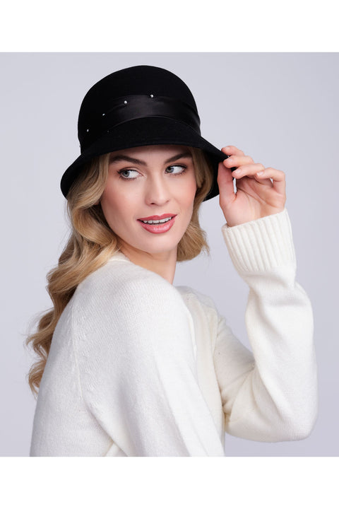 Estelle Hat - Black by Pia Rossini