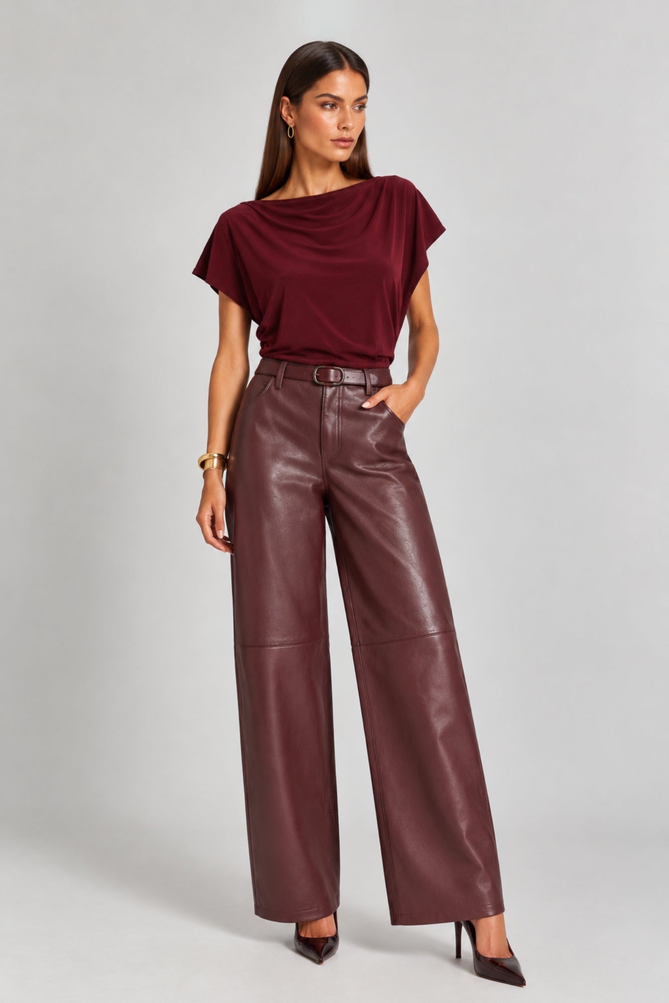 Finley Berry Batwing Top HG-FINLEY