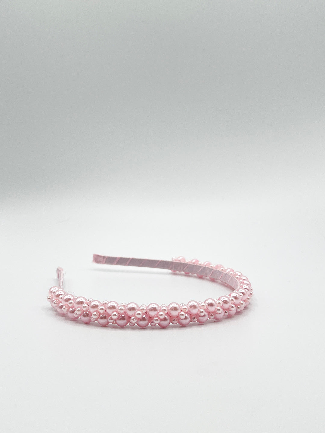 Minimal Pearl Headband In Pink HA310009