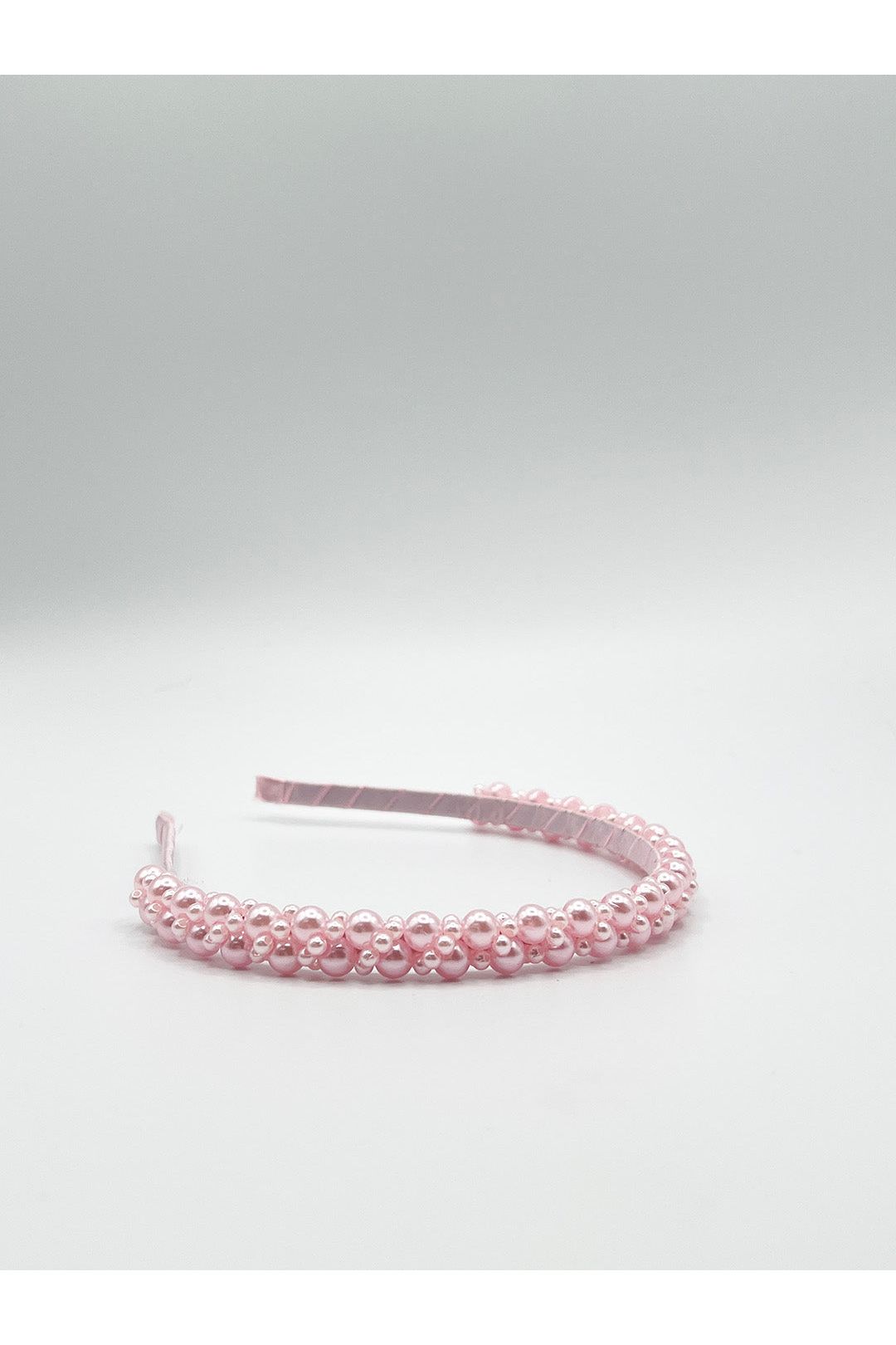 Minimal Pearl Headband In Pink HA310009