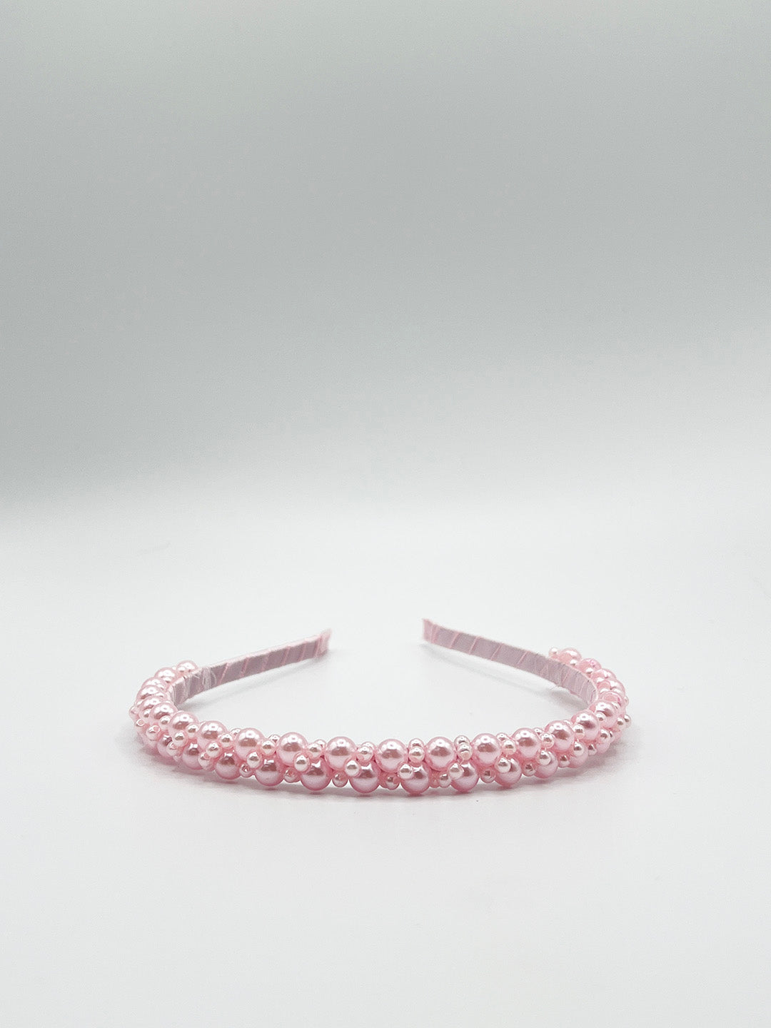 Minimal Pearl Headband In Pink HA310009