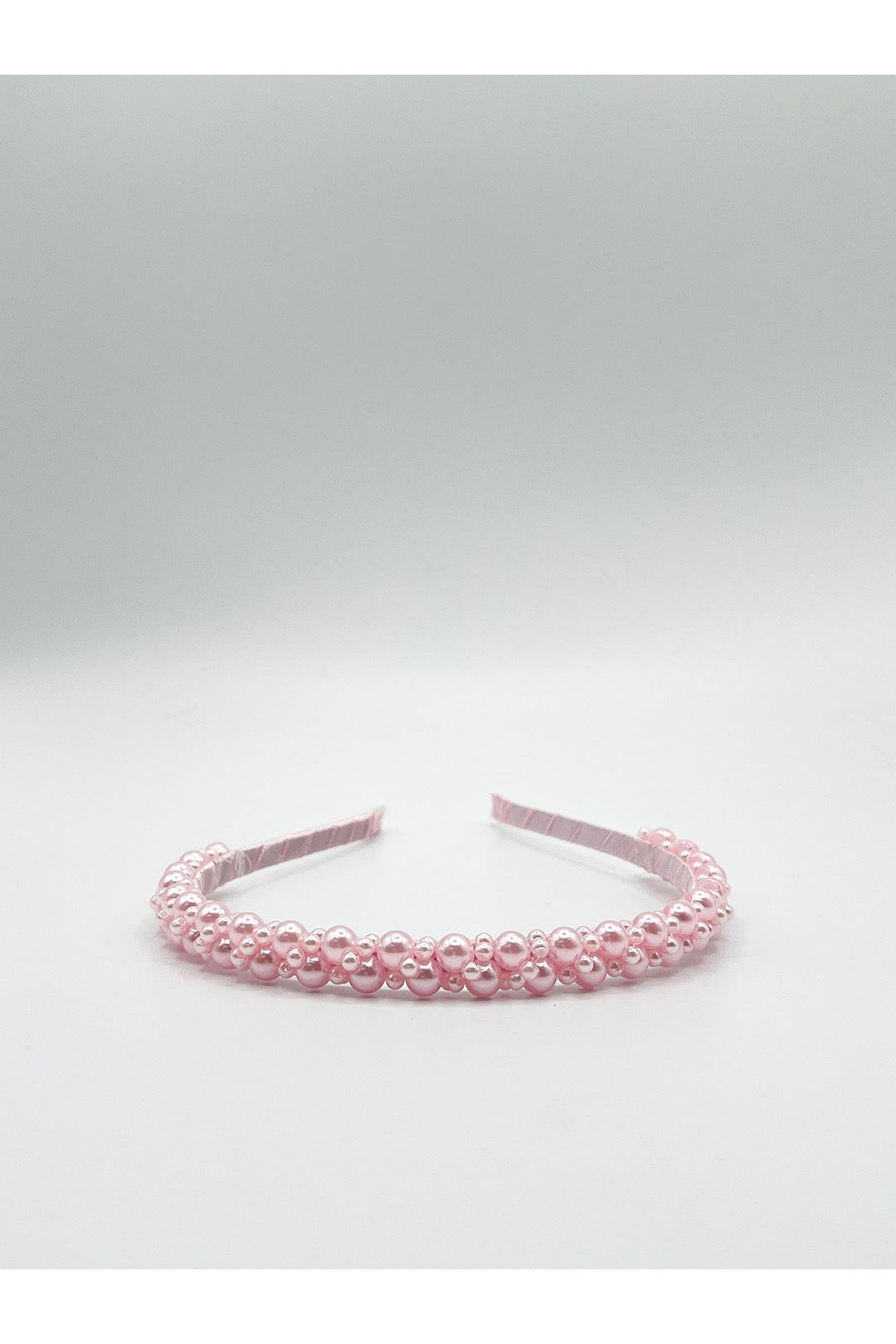 Minimal Pearl Headband In Pink HA310009