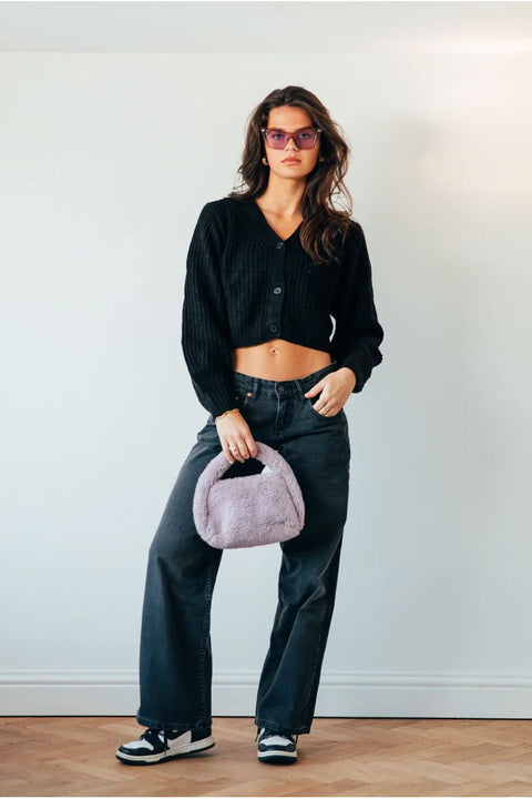 Borg Grab Bag In Purple by SVNX