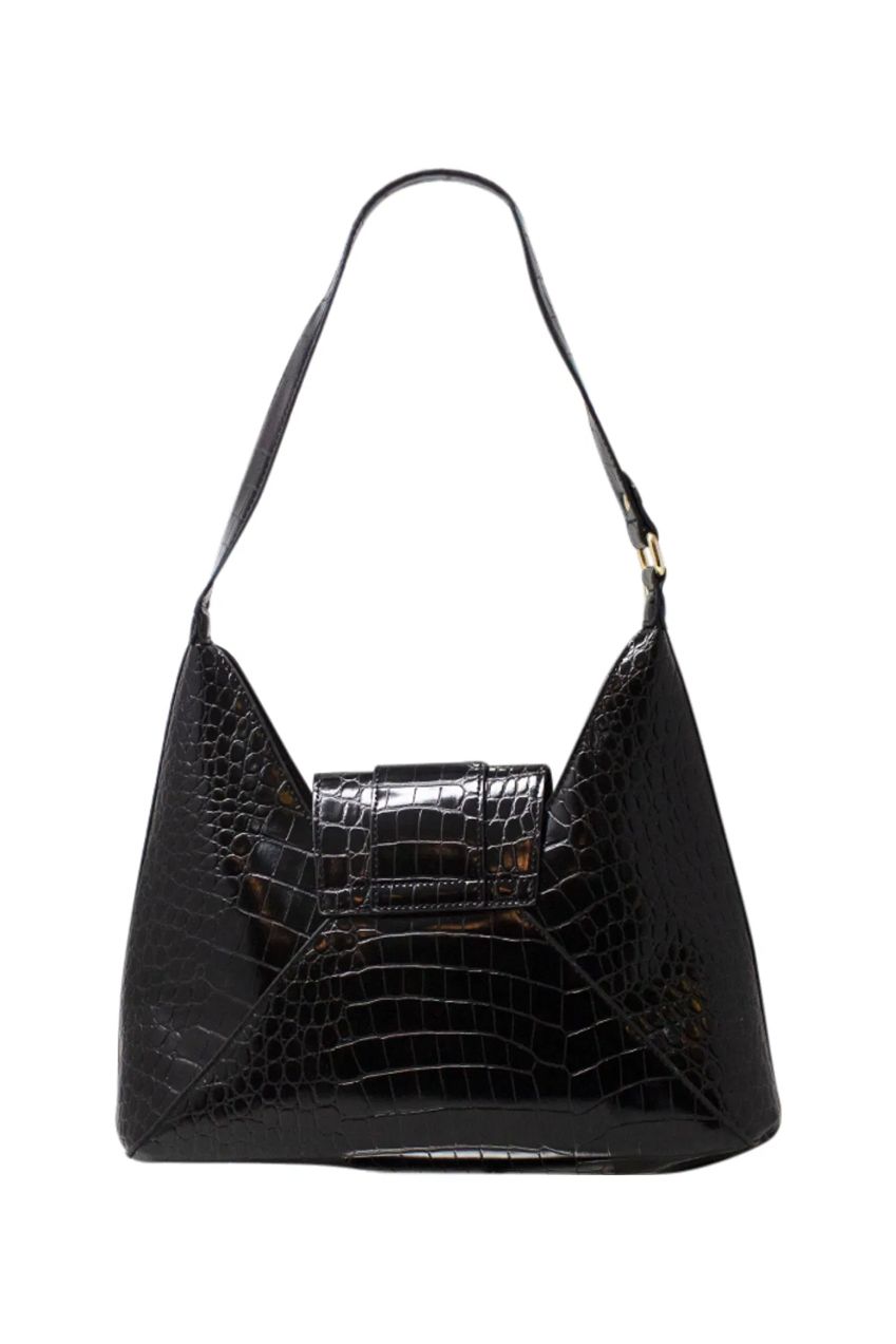 Envelope Hobo Bag In Black HB340402