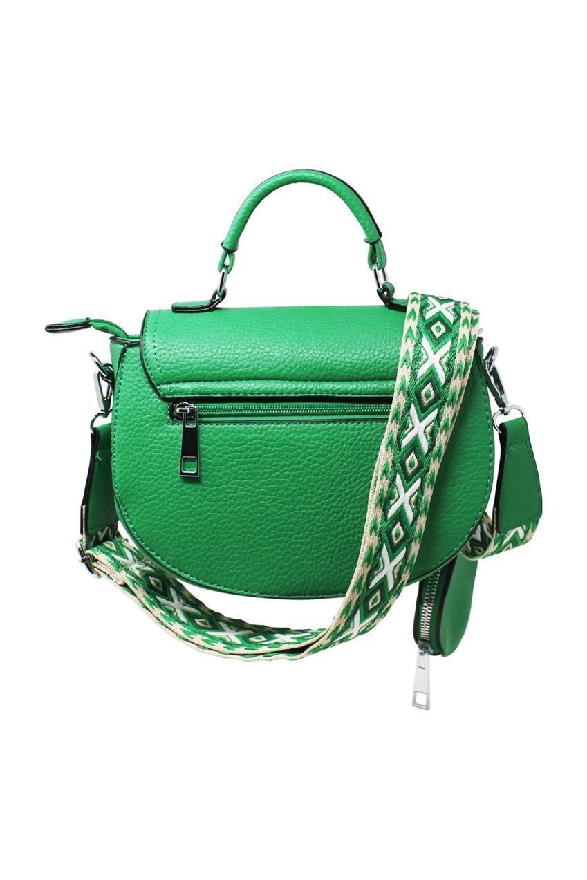 Bee Embellishment Crossbody Bag In Green HB340517