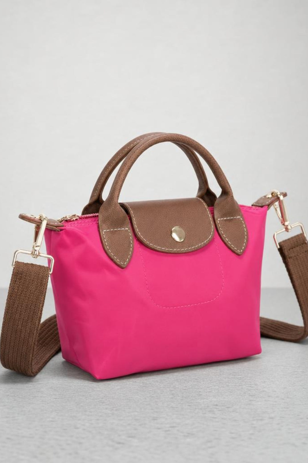 Mini Pouch Crossbody Bag In Hot Pink HB348504