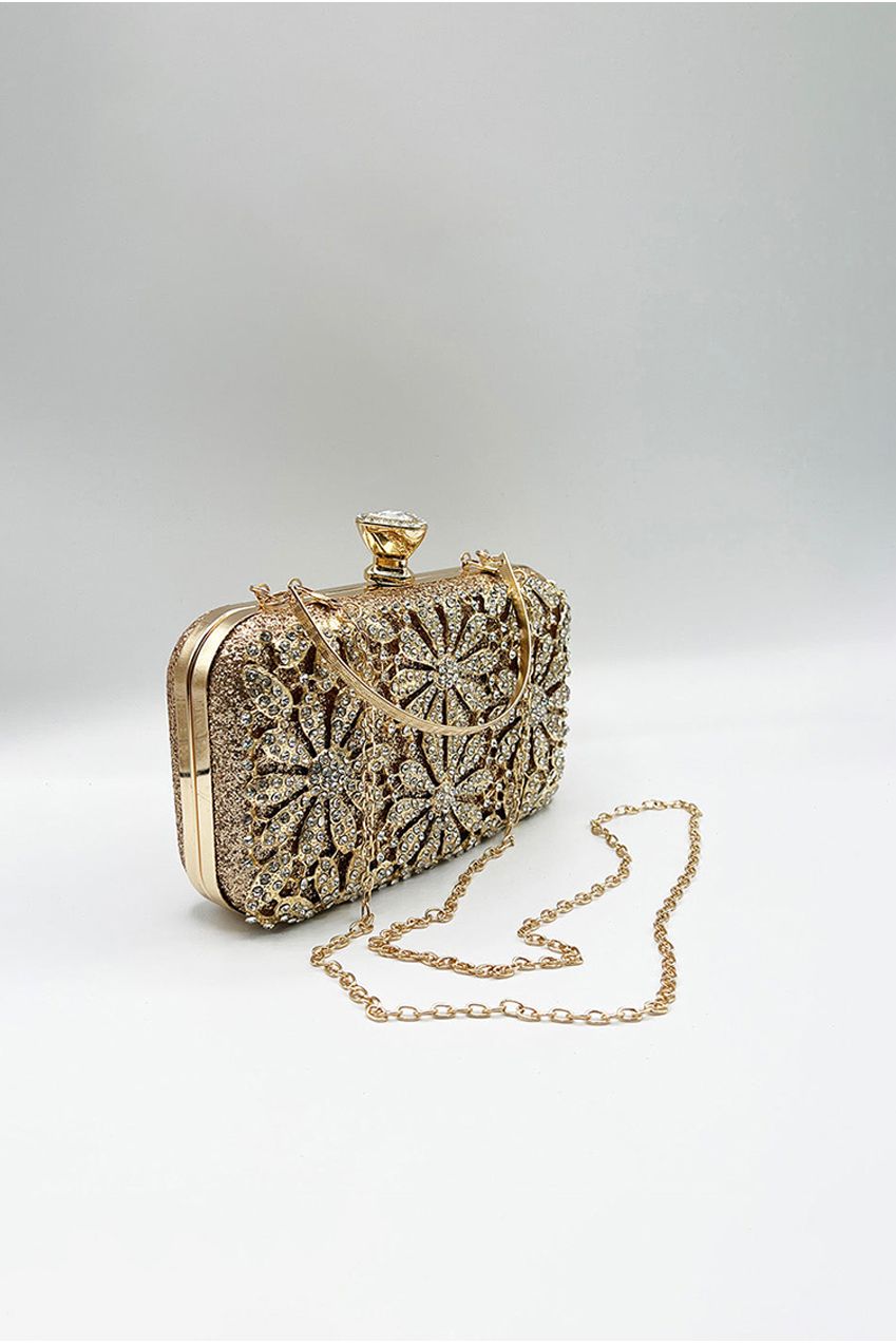 Daisy Embellished Clutch Bag HB360124