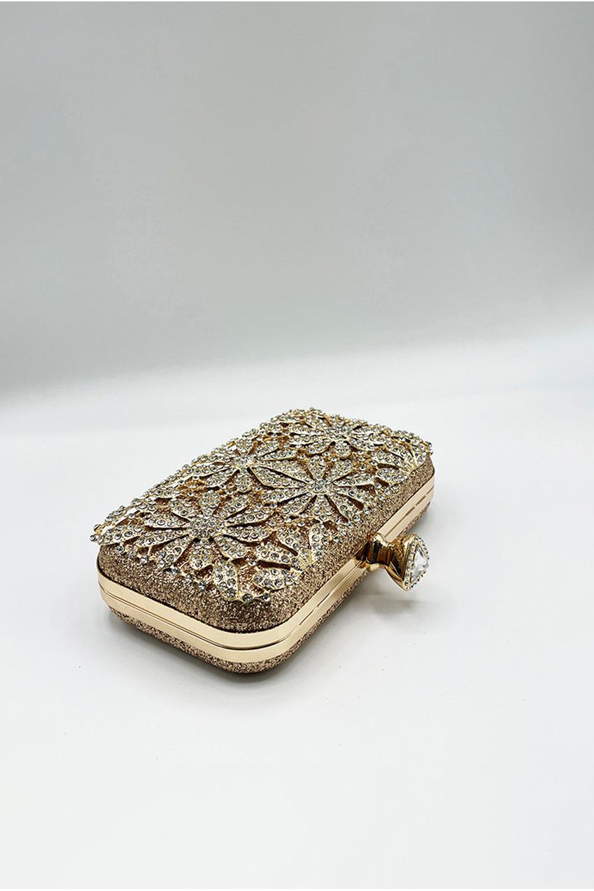 Daisy Embellished Clutch Bag HB360124