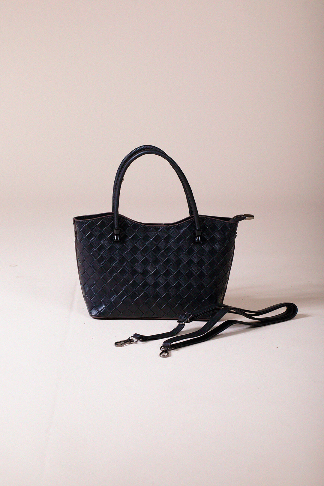 Braided Textured Crossbody Tote HB360302