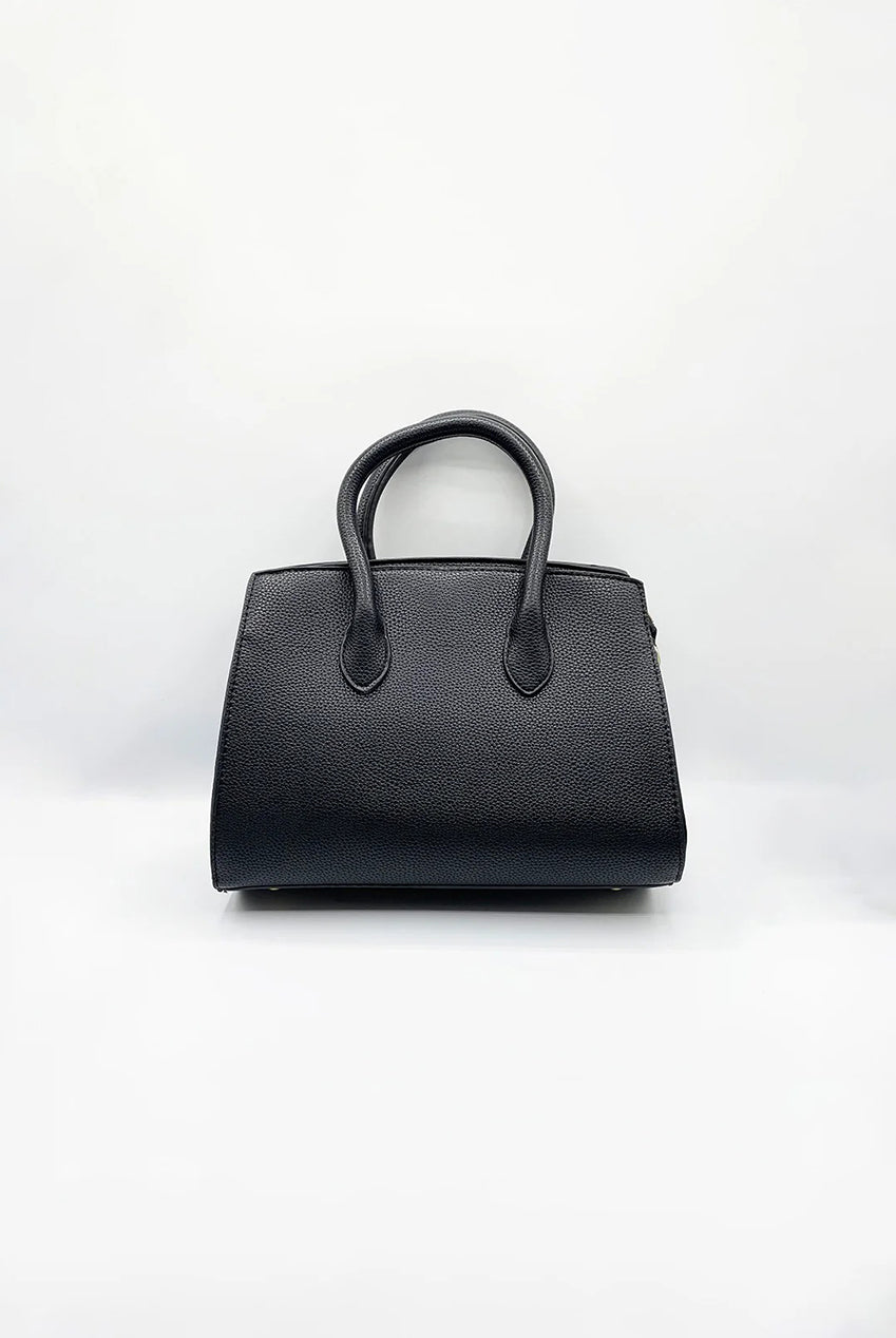 Top Handle Satchel Handbag In Black HB364902