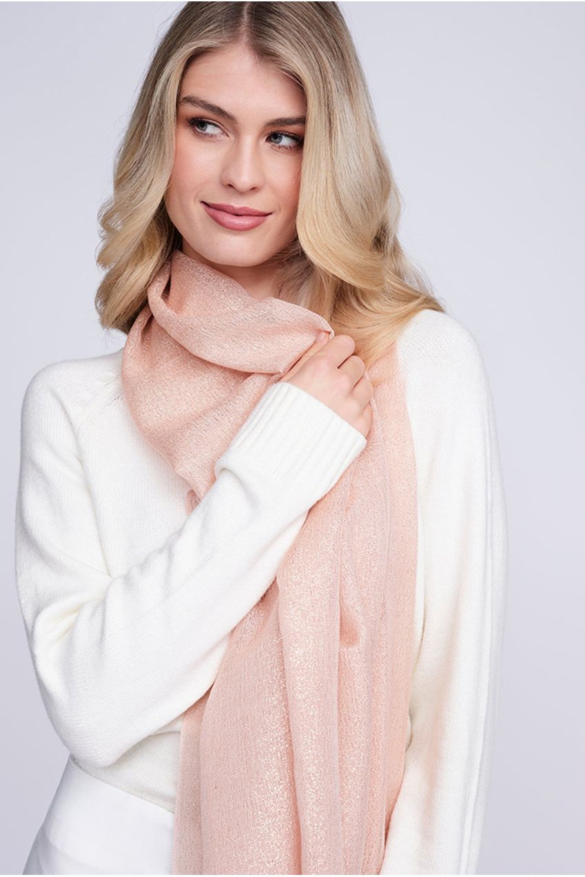 Hallie Scarf - Rose Gold HAL001-MET007