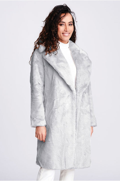 Hepburn Coat - Silver Grey by Pia Rossini