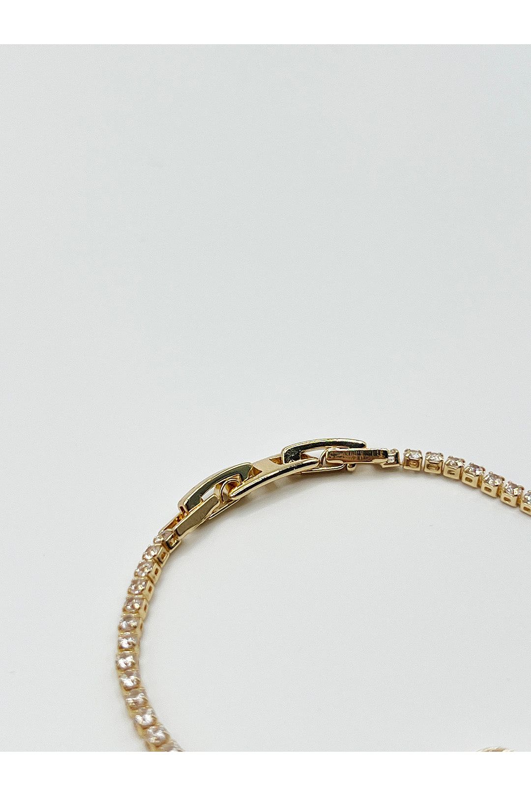 Clover Diamante Bracelet In Gold - Gift Boxed JE411924