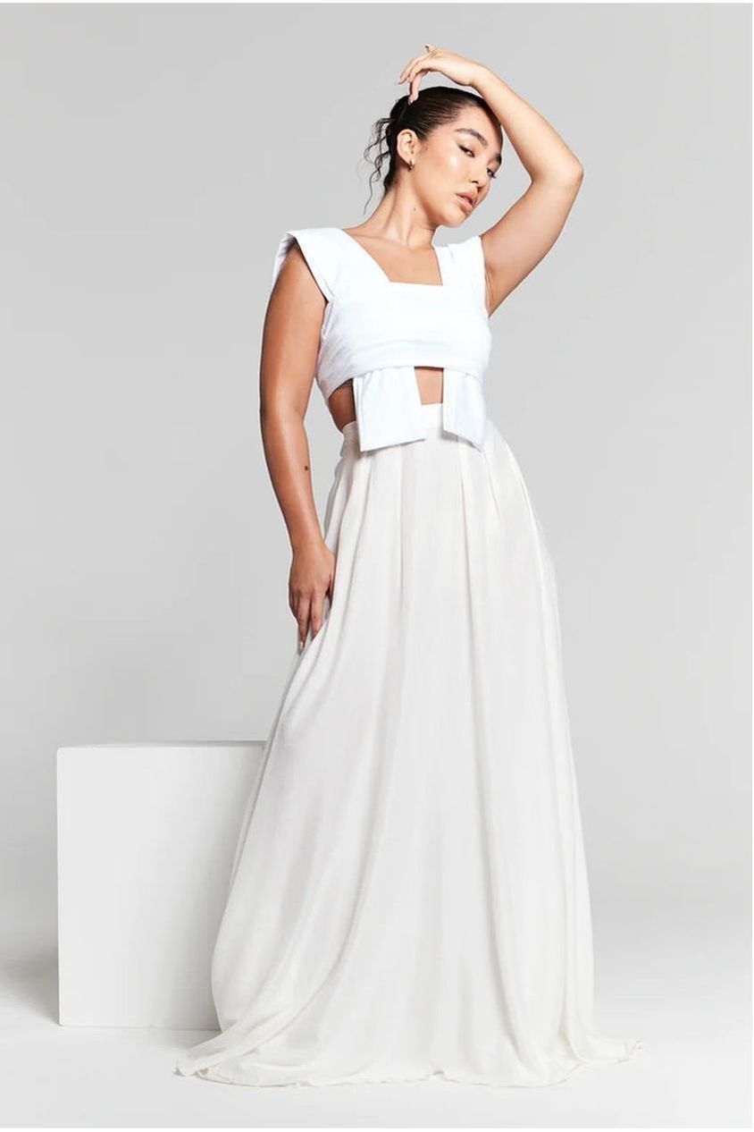 Isla Ivory Multiway Tie Top INF20221