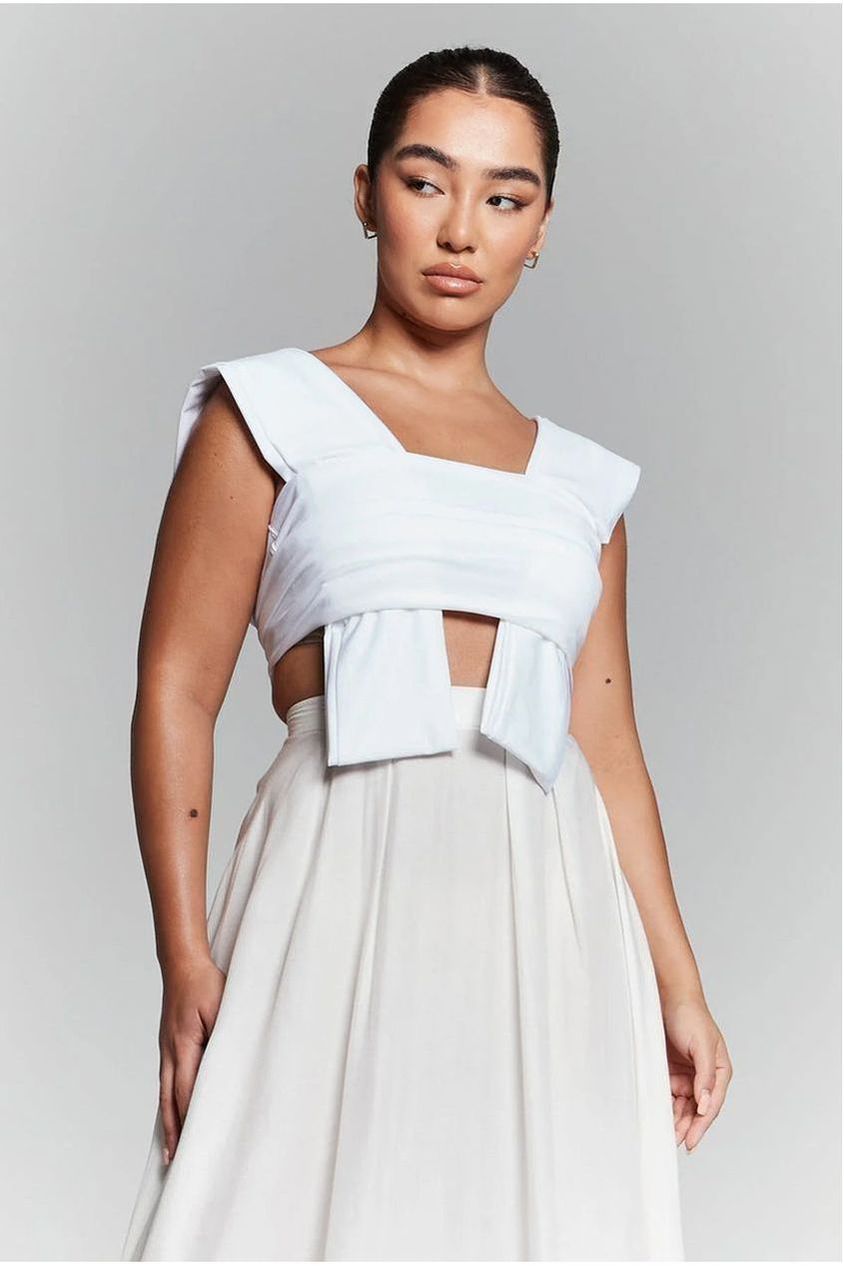Isla Ivory Multiway Tie Top INF20221