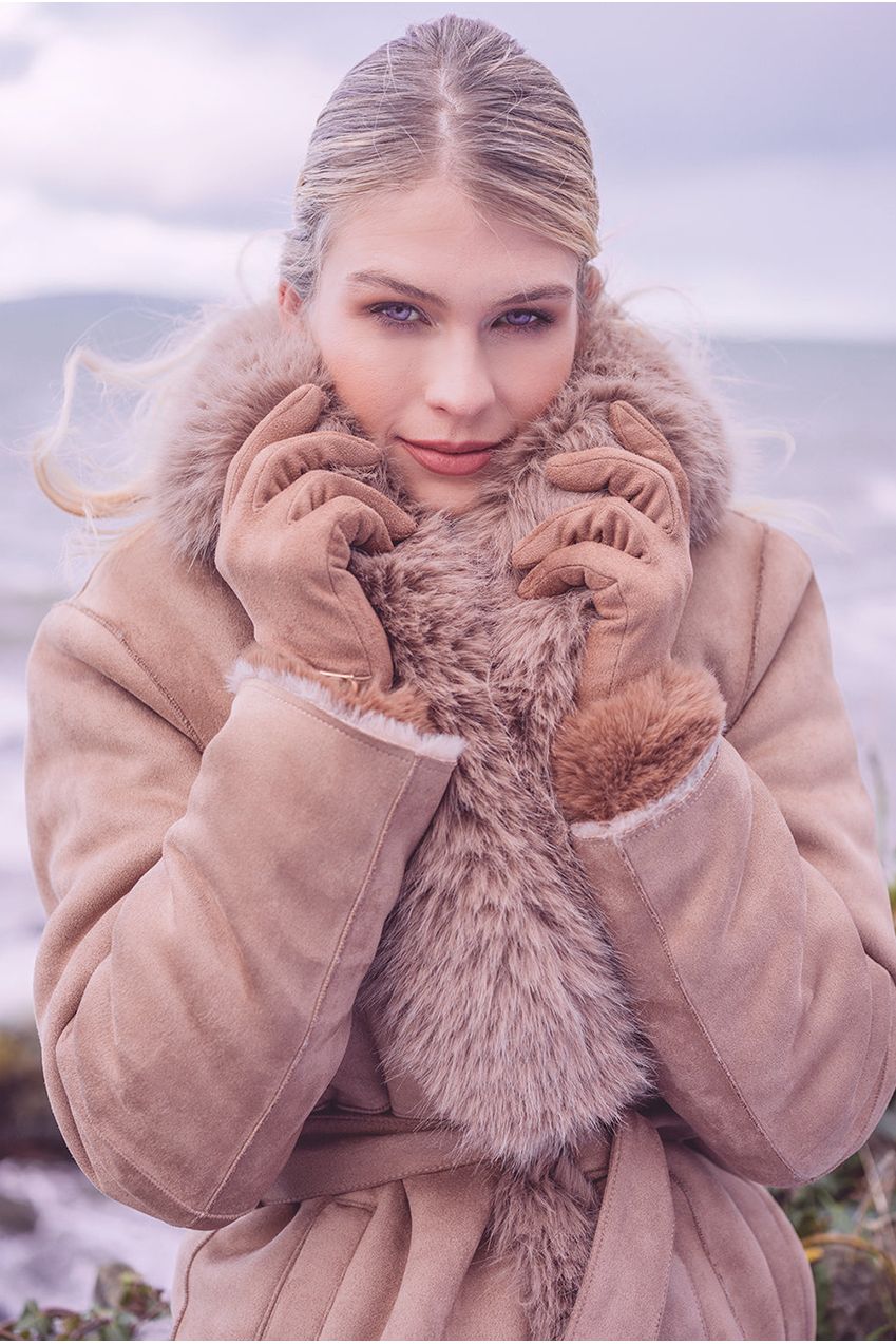 Isabella Coat - Taupe ISA010-NAT005