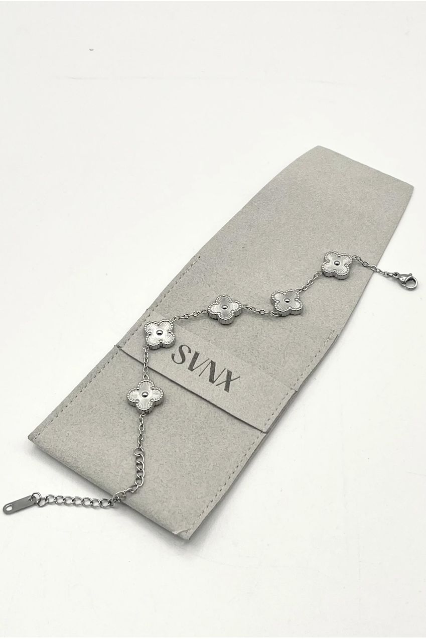 Clover Bracelet In Silver JE402221