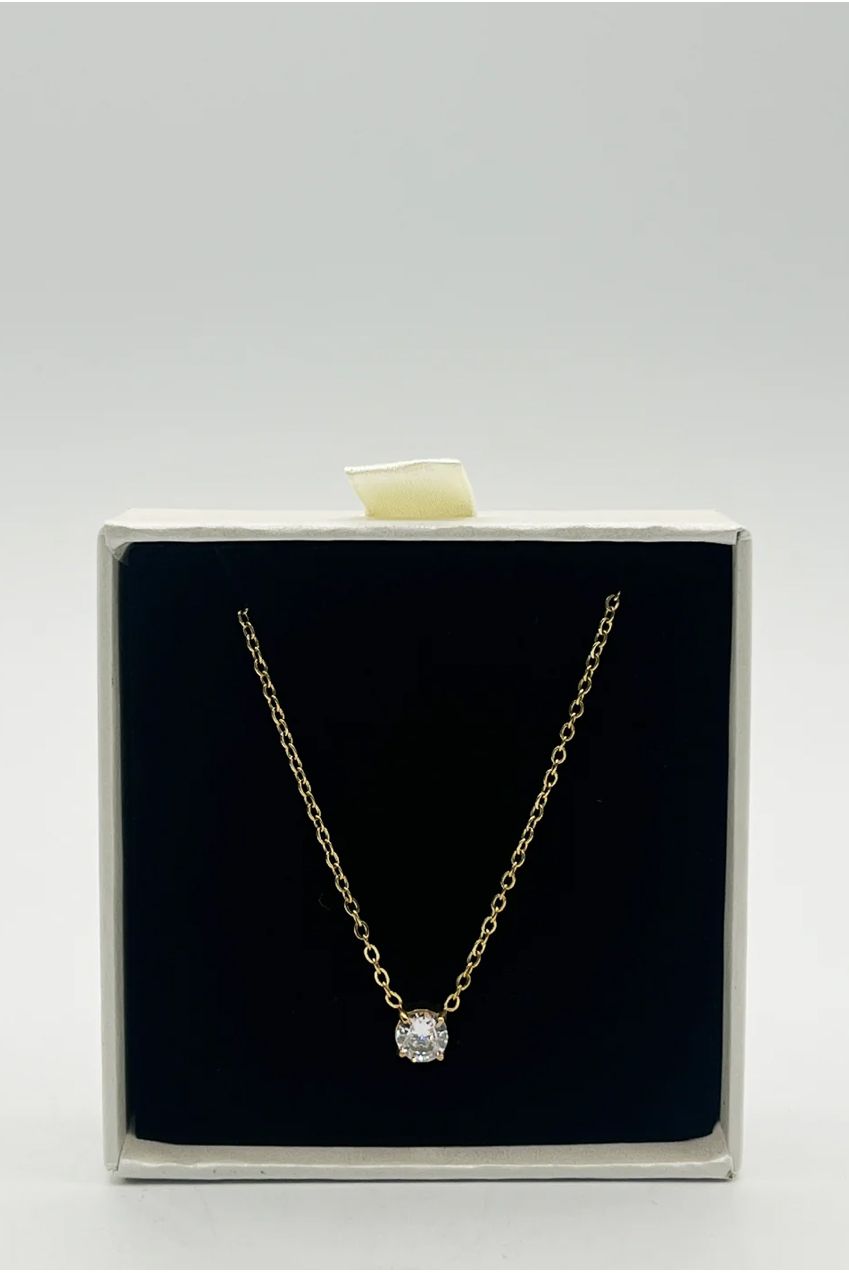 Dainty Crystal Necklace - Gift Boxed JE403724
